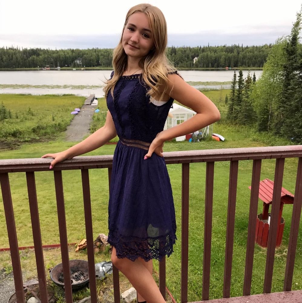 Dark Blue Dress